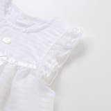 【日本製】ボーダーサテンオーガンジーエプロン(50~75cm) | fillot de bébé réduction | 詳細画像7 