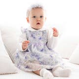 【お揃い】オーガンジー花柄プリントワンピース＆スムースブルマセット(70~90c… | fillot de bébé réduction | 詳細画像1 