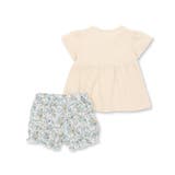 天竺Tシャツ＆花プリントブルマセット(70~90cm) | fillot de bébé réduction | 詳細画像18 