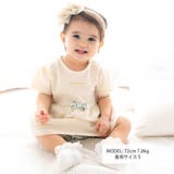 天竺Tシャツ＆花プリントブルマセット(70~90cm) | fillot de bébé réduction | 詳細画像3 