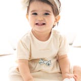 天竺Tシャツ＆花プリントブルマセット(70~90cm) | fillot de bébé réduction | 詳細画像5 