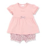 天竺Tシャツ＆花プリントブルマセット(70~90cm) | fillot de bébé réduction | 詳細画像6 