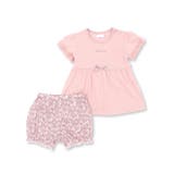 天竺Tシャツ＆花プリントブルマセット(70~90cm) | fillot de bébé réduction | 詳細画像7 