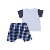 天竺Tシャツ&チェックパンツセット(70~90cm) | fillot de bébé réduction | 詳細画像7 