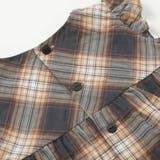 【お揃い/オーガニック】チェックチュニック＆ブルマセット(70~90cm) | fillot de bébé réduction | 詳細画像12 