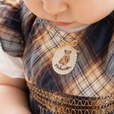 【お揃い/オーガニック】チェックチュニック＆ブルマセット(70~90cm) | fillot de bébé réduction | 詳細画像4 