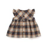 【お揃い/オーガニック】チェックチュニック＆ブルマセット(70~90cm) | fillot de bébé réduction | 詳細画像6 