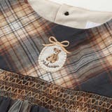 【お揃い/オーガニック】チェックチュニック＆ブルマセット(70~90cm) | fillot de bébé réduction | 詳細画像9 