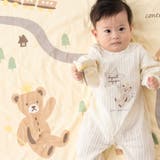 くまのルウちゃんプリントおくるみ&カシャカシャセット | fillot de bébé réduction | 詳細画像2