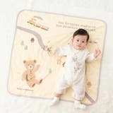 ベージュ系 | くまのルウちゃんプリントおくるみ&カシャカシャセット | fillot de bébé réduction