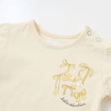 天竺半袖Tシャツ＆花柄プリントブルマセット(70~90cm) | fillot de bébé réduction | 詳細画像14 