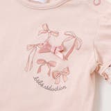 天竺半袖Tシャツ＆花柄プリントブルマセット(70~90cm) | fillot de bébé réduction | 詳細画像8 