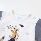 天竺半袖Tシャツ&ダンガリーパンツセット(70~90cm) | fillot de bébé réduction | 詳細画像12 