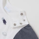 天竺半袖Tシャツ&ダンガリーパンツセット(70~90cm) | fillot de bébé réduction | 詳細画像13 