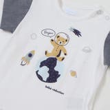 天竺半袖Tシャツ&ダンガリーパンツセット(70~90cm) | fillot de bébé réduction | 詳細画像15 