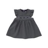 無地スモッキングジャンパースカート(70~90cm) | fillot de bébé réduction | 詳細画像8 