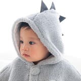 モコモコミミ付フリースマント(50~90cm) | fillot de bébé réduction | 詳細画像7