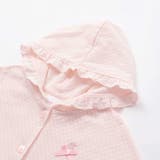 【 UVカット 】フード付きブライト天竺フリルマント(60~90cm) | fillot de bébé réduction | 詳細画像10 