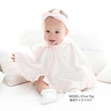 【 UVカット 】フード付きブライト天竺フリルマント(60~90cm) | fillot de bébé réduction | 詳細画像3 