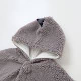 【お揃い】モコモコ耳付きフードフリースマント(50~90cm) | fillot de bébé réduction | 詳細画像14 