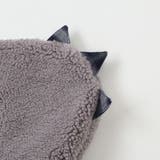 【お揃い】モコモコ耳付きフードフリースマント(50~90cm) | fillot de bébé réduction | 詳細画像15 