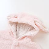 【お揃い】モコモコ耳付きフードフリースマント(50~90cm) | fillot de bébé réduction | 詳細画像24 
