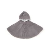 グレー | 【お揃い】モコモコ耳付きフードフリースマント(50~90cm) | fillot de bébé réduction