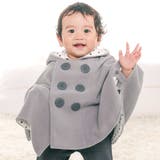 フード付きPコート風フリースマント(50~90cm) | fillot de bébé réduction | 詳細画像1