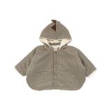 チェック恐竜フードマント(70~90cm) | fillot de bébé réduction | 詳細画像4