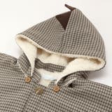 チェック恐竜フードマント(70~90cm) | fillot de bébé réduction | 詳細画像6