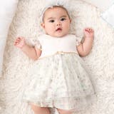 ベージュ系 | 【お揃い】テレコフェイスチュールチュニック(70~90cm) | fillot de bébé réduction