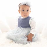 パープル系 | 【お揃い】テレコフェイスチュールチュニック(70~90cm) | fillot de bébé réduction