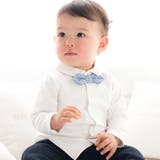 ホワイト | 天竺蝶ネクタイTシャツ(70~90cm) | fillot de bébé réduction