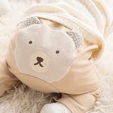 【お揃い】スムースクマパッチパンツ (70-90cm) | fillot de bébé réduction | 詳細画像3