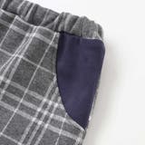 チェック柄ジャガードロングパンツ(70~90cm) | fillot de bébé réduction | 詳細画像7 