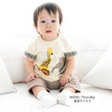 ガーゼ裏毛ワッペン付きパンツ(70~90cm) | fillot de bébé réduction | 詳細画像3