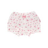 ピンク系 | 花柄リップルブルマパンツ(60~90cm) | fillot de bébé réduction