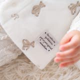 マイクロフリースクマ刺しゅうリバーシブルベスト (60~90cm) | fillot de bébé réduction | 詳細画像3 