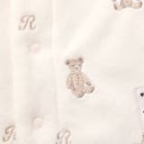 マイクロフリースクマ刺しゅうリバーシブルベスト (60~90cm) | fillot de bébé réduction | 詳細画像8 