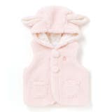【お揃い】モコモコ耳付きフードフリースベスト(60~90cm) | fillot de bébé réduction | 詳細画像11 