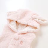 【お揃い】モコモコ耳付きフードフリースベスト(60~90cm) | fillot de bébé réduction | 詳細画像13 