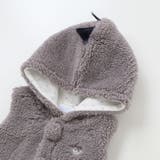 【お揃い】モコモコ耳付きフードフリースベスト(60~90cm) | fillot de bébé réduction | 詳細画像18 