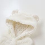 【お揃い】モコモコ耳付きフードフリースベスト(60~90cm) | fillot de bébé réduction | 詳細画像8 