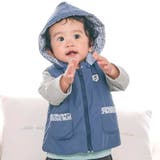 ネイビー | タフタリバティタナローンベスト | fillot de bébé réduction
