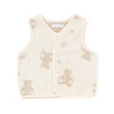 ベージュ系 | 【お揃い】パイルクマジャガードベスト(60~80cm) | fillot de bébé réduction