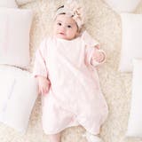 ピンク系 | ジャガードドットスリーパー(50~90cm) | fillot de bébé réduction