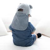 【 UVカット 】オックスくま耳日よけ付きキャップ(44~50cm) | fillot de bébé réduction | 詳細画像4 