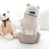 【 UVカット 】オックスくま耳日よけ付きキャップ(44~50cm) | fillot de bébé réduction | 詳細画像6 
