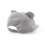 【 UVカット 】オックスくま耳日よけ付きキャップ(44~50cm) | fillot de bébé réduction | 詳細画像9 