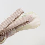 花柄シフォンリボンヘアクリップ | fillot de bébé réduction | 詳細画像10 